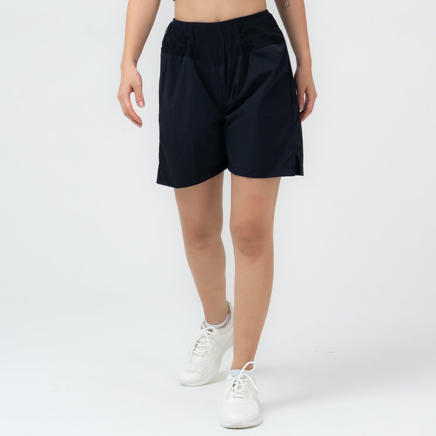 Women Running Shorts with Mesh Pocket FCS-546