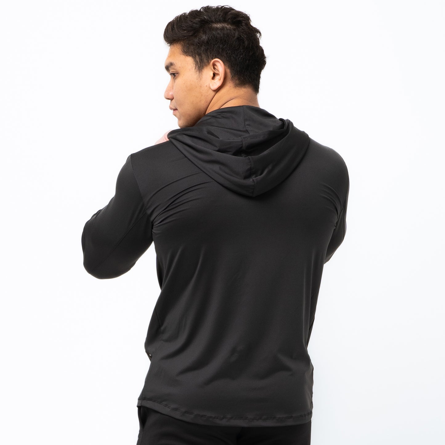 Compression Hoodie Jacket Quickdry Super Stretch FJS-014 Gym Running