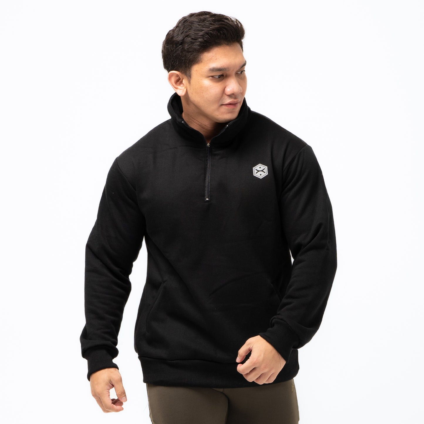 Sweater Fleece Half Zip Blitz series FJS-015 Warm