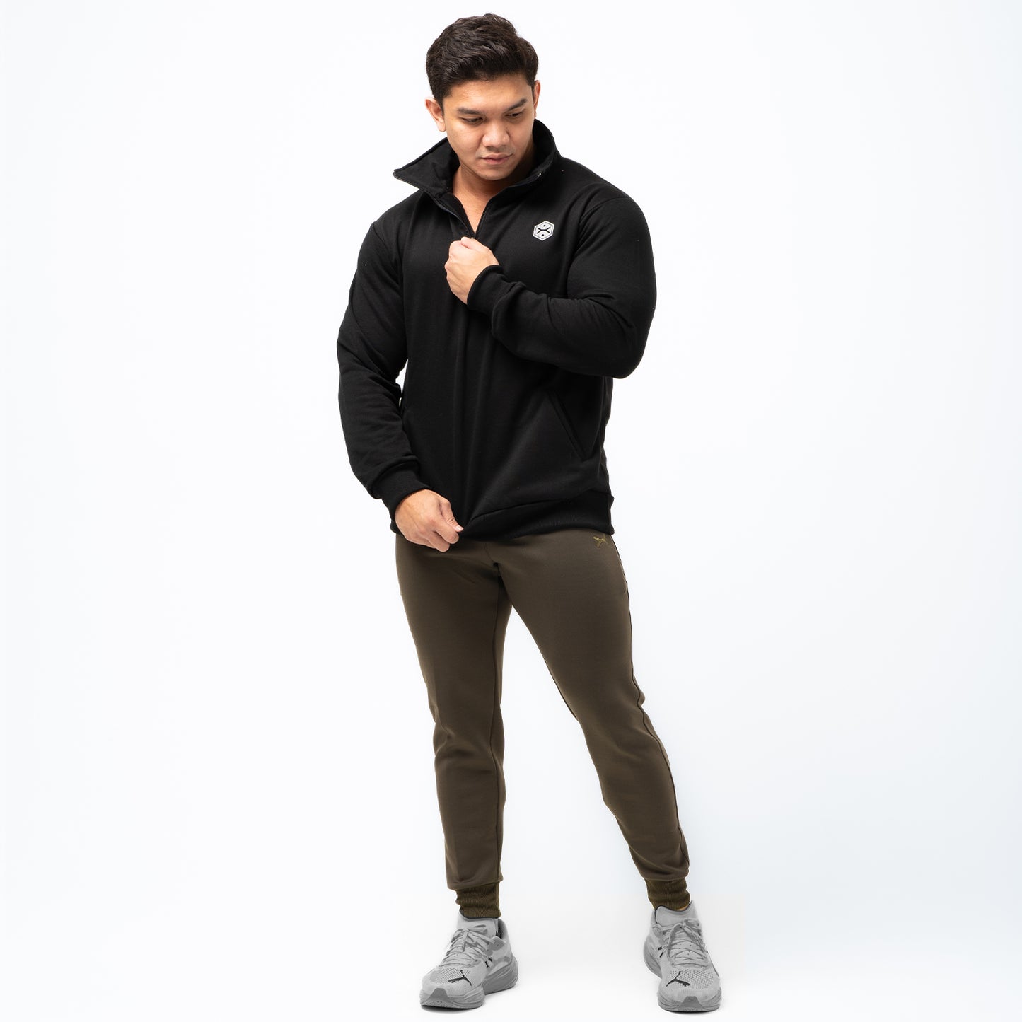 Sweater Fleece Half Zip Blitz series FJS-015 Warm