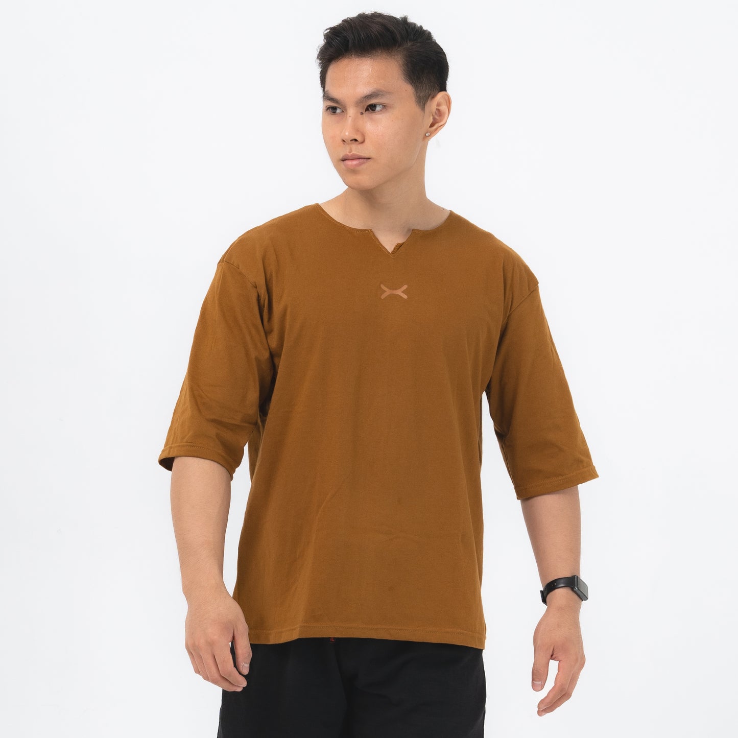 Oversize Tee V Neck FTS-069