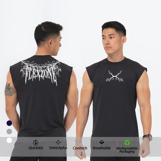 Sleeveless Gothic style Thunder series FVS-023