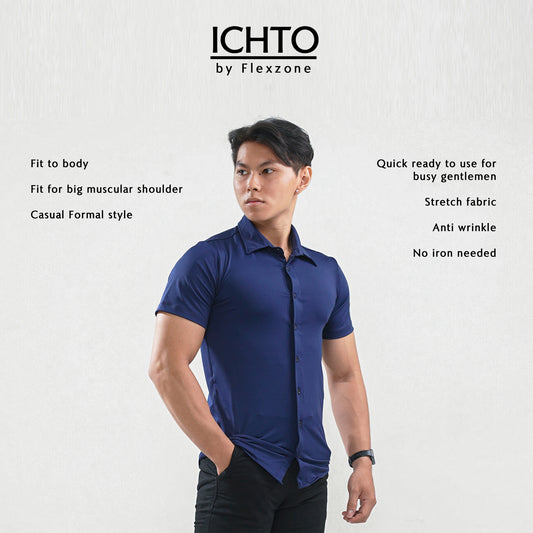 Short Sleeves Shirts Fit Style ITK-007