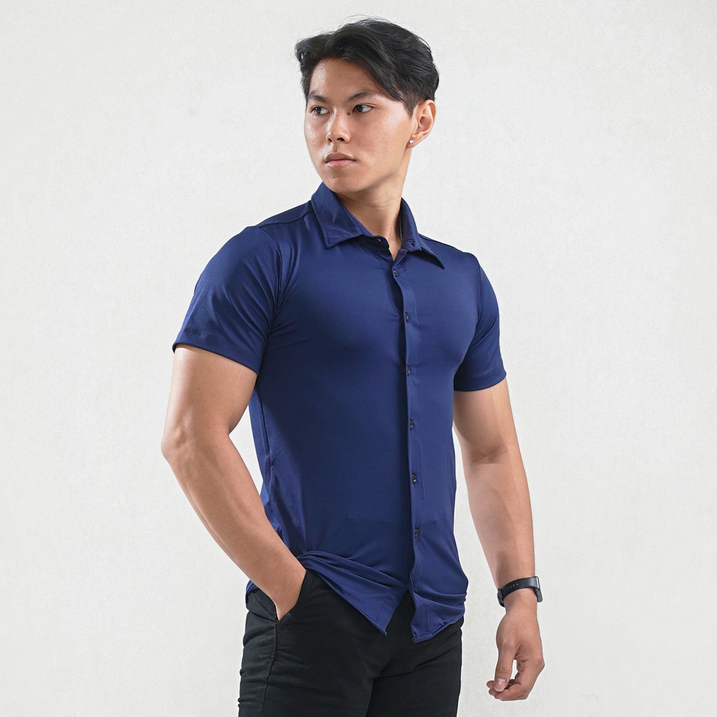 Short Sleeves Shirts Fit Style ITK-007