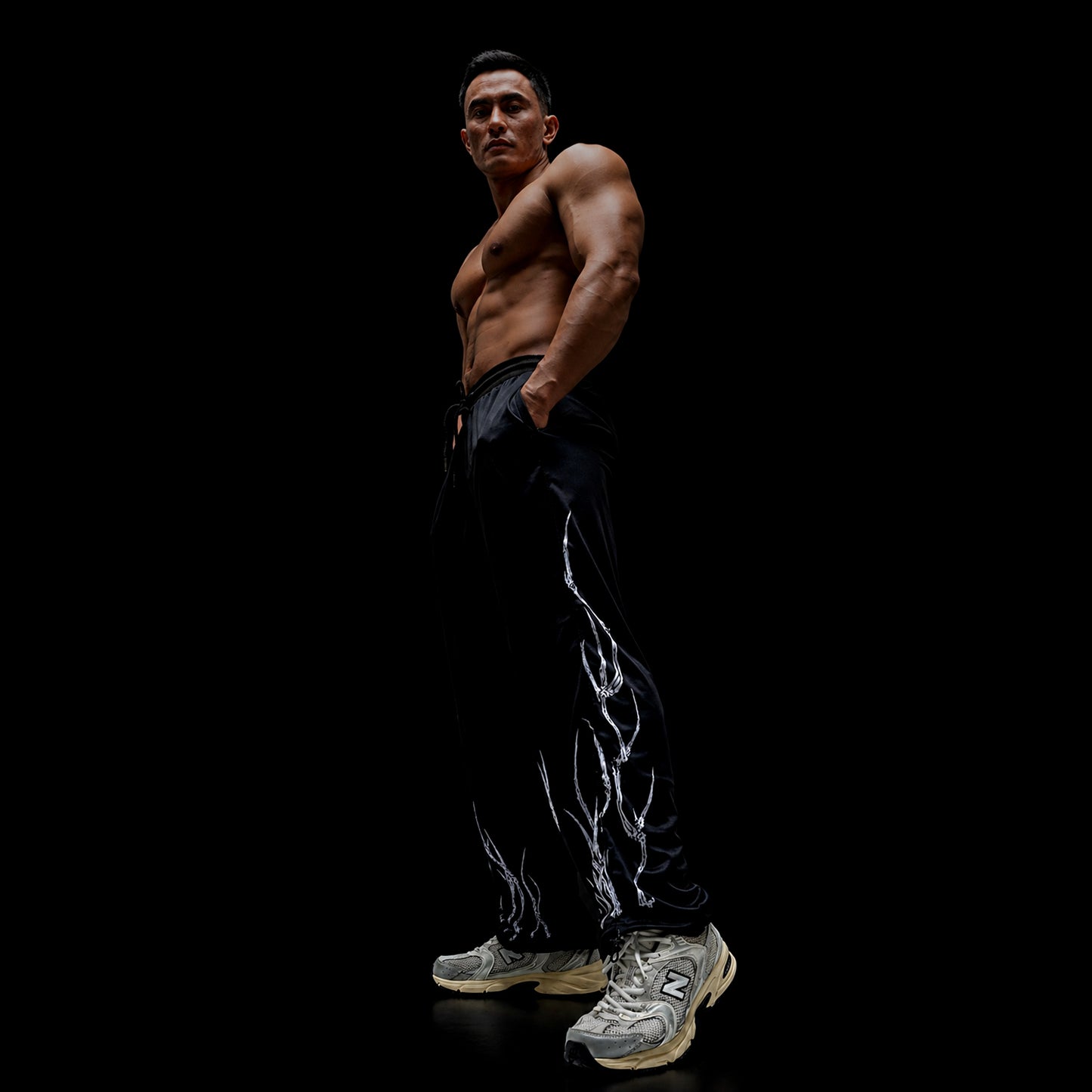 Veritate Oversize Track Pants Skeleton series VCS-002