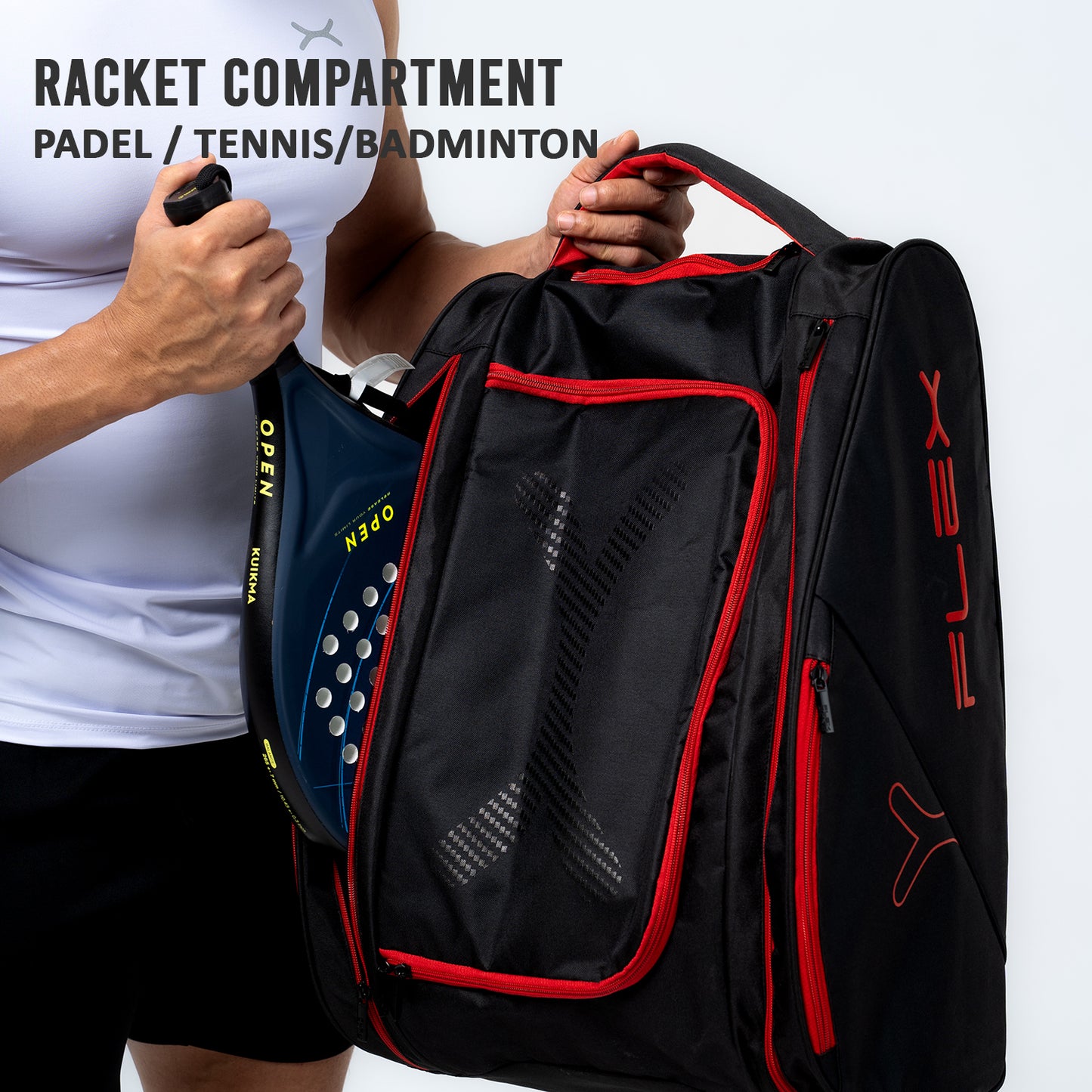 Padel Racket Backpack FAB-035 Badminton Tennis Sports