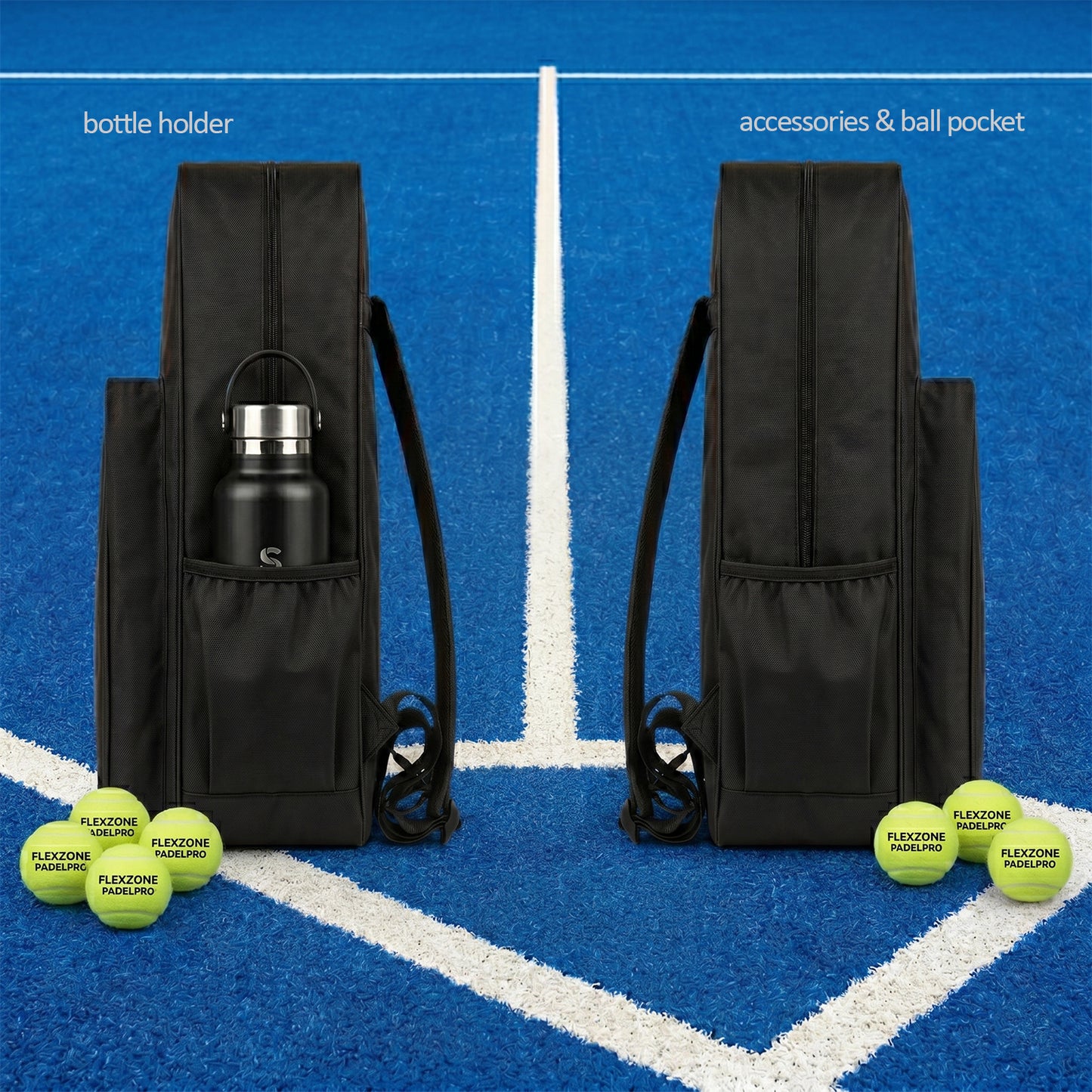 Padel Racket Bag Dual Mode Backpack Sling FAB-040