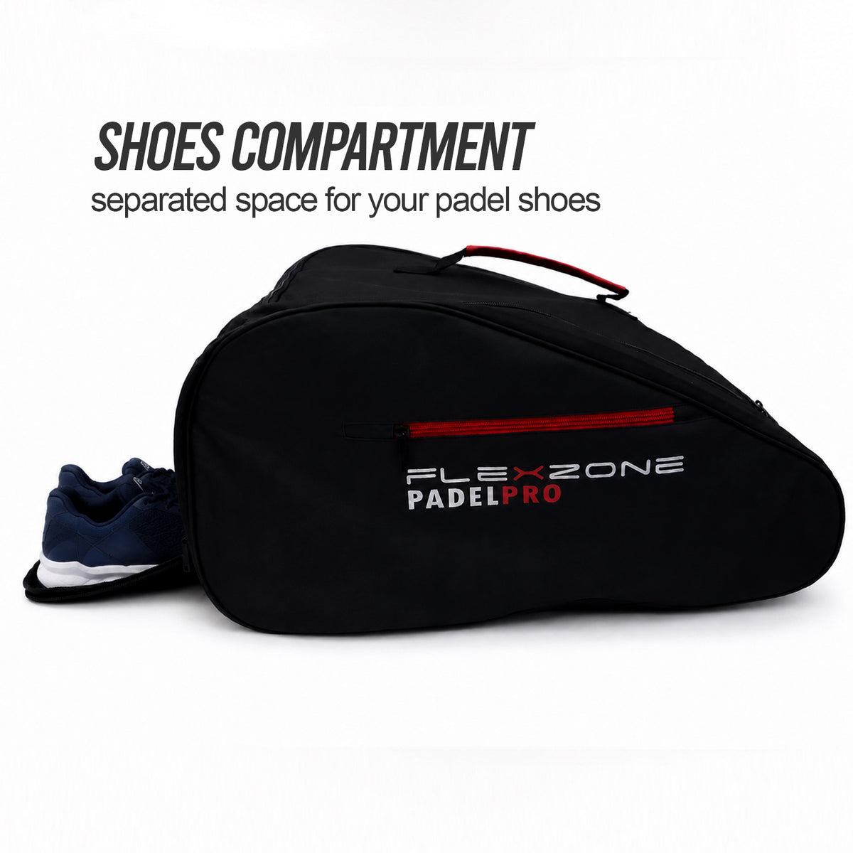 Padel Bag Backpack Dual Racket Compartment Shoes Ransel Raket FAB-043