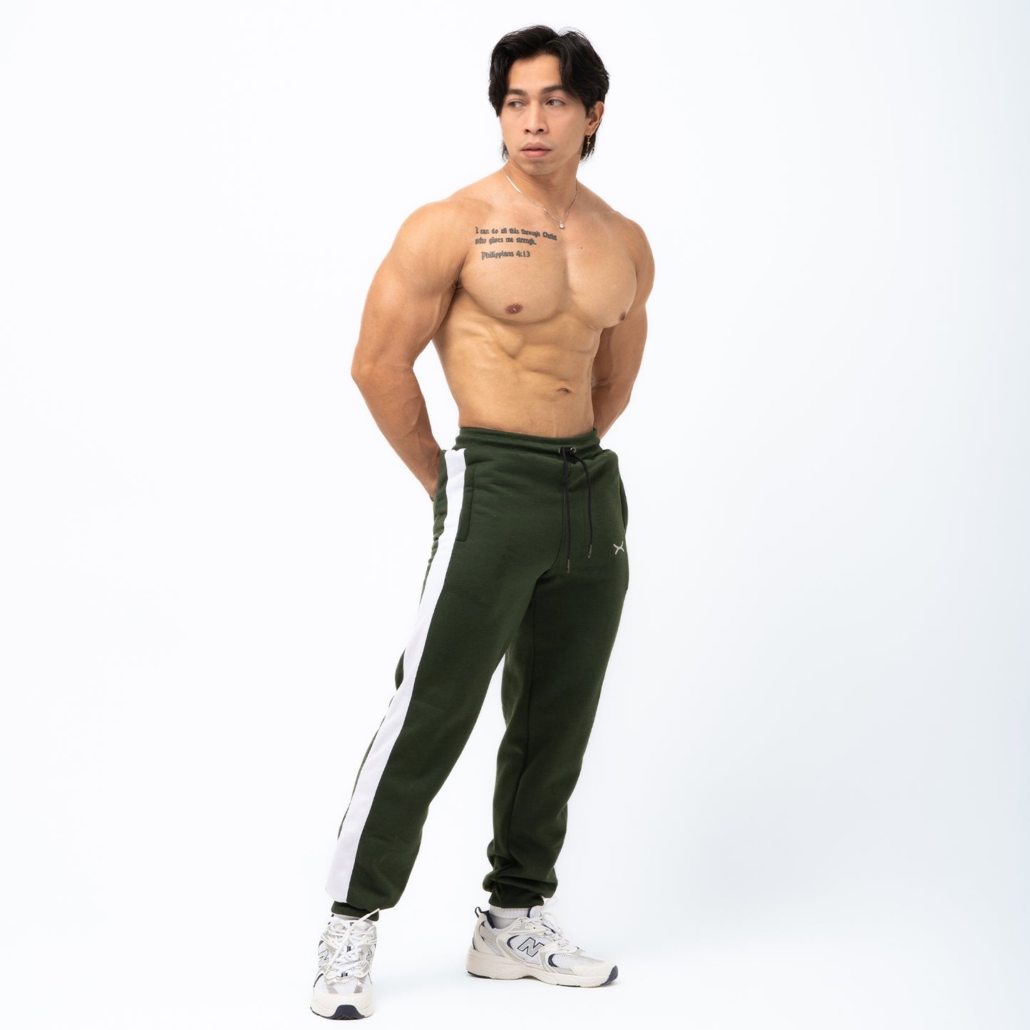 Track Pants Sport Fleece Game series FCS-052 Jacket Olahraga Lari Gym Basket