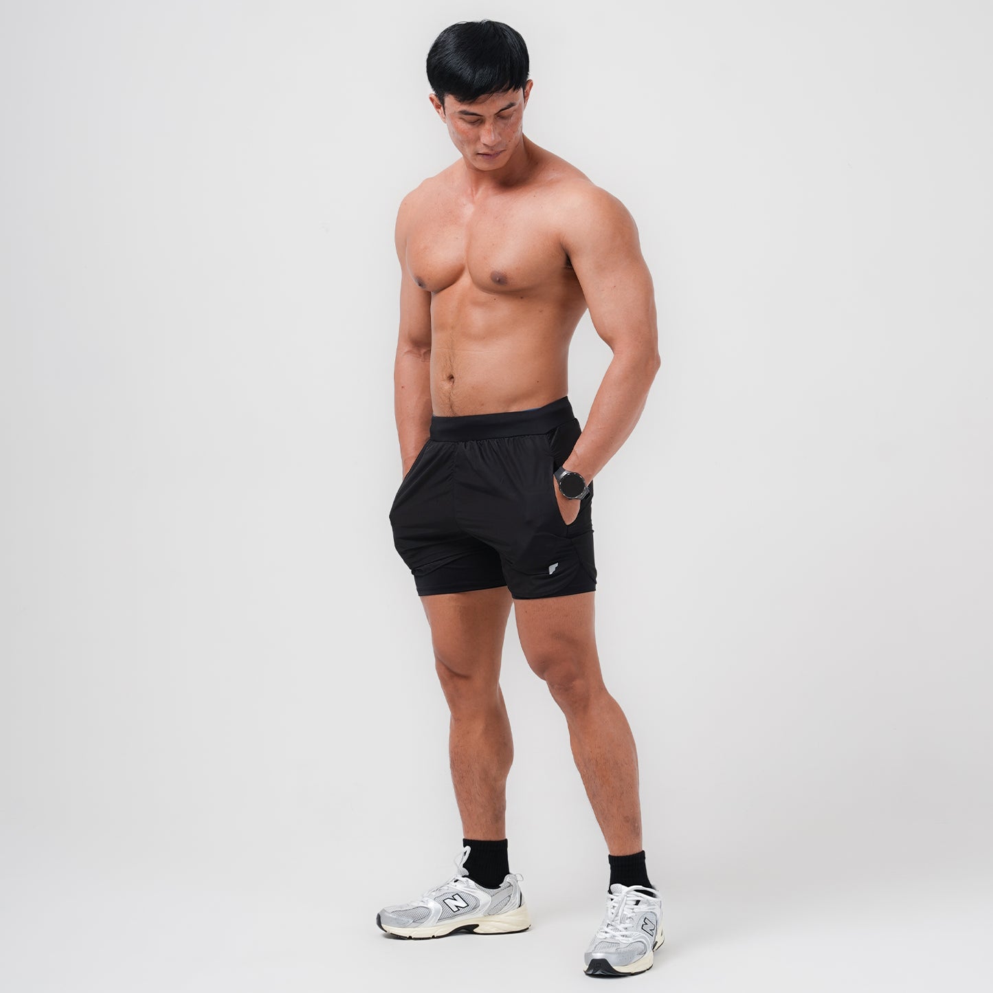 Running Shorts 3 inch plus Inner Pants FCS-059