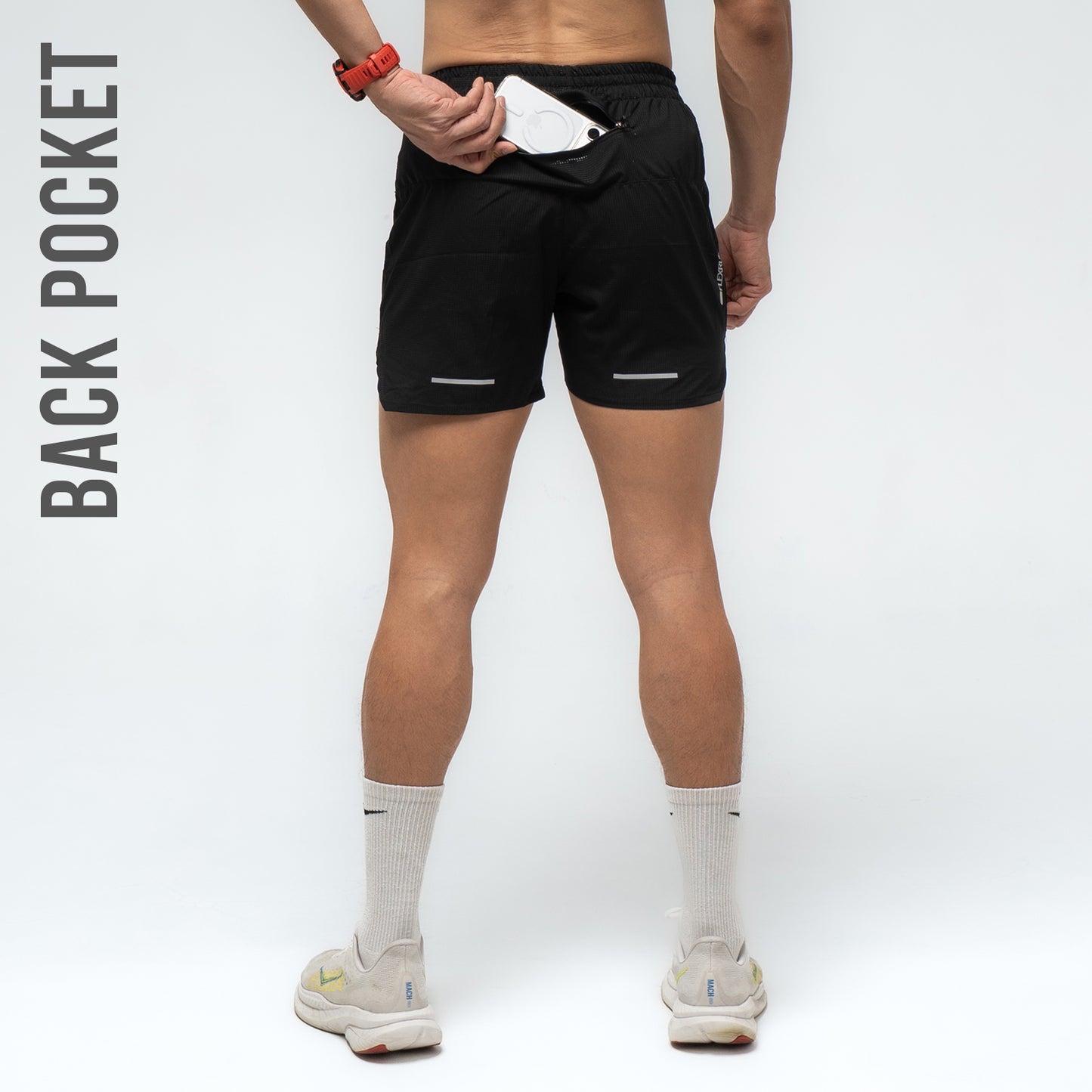 Running Shorts 3 inches plus Inner plus Back Pocket FCS-062