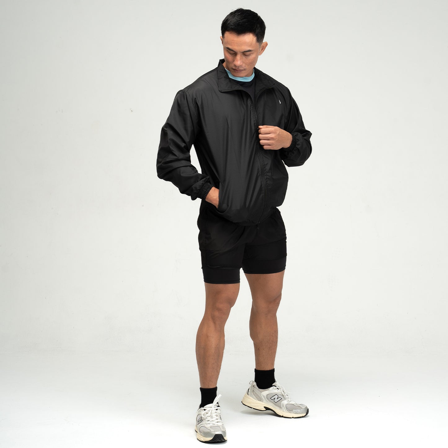 Jaket Windbreaker Lari Gym FJS-017