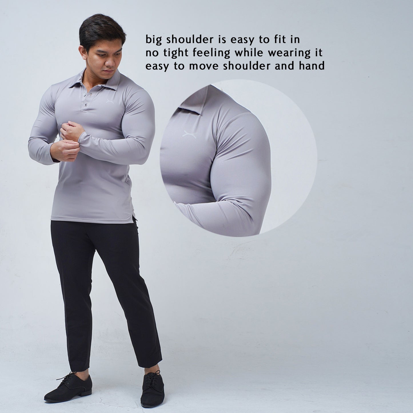 Polo Shirts Long Sleeves Fit Style FPS-045