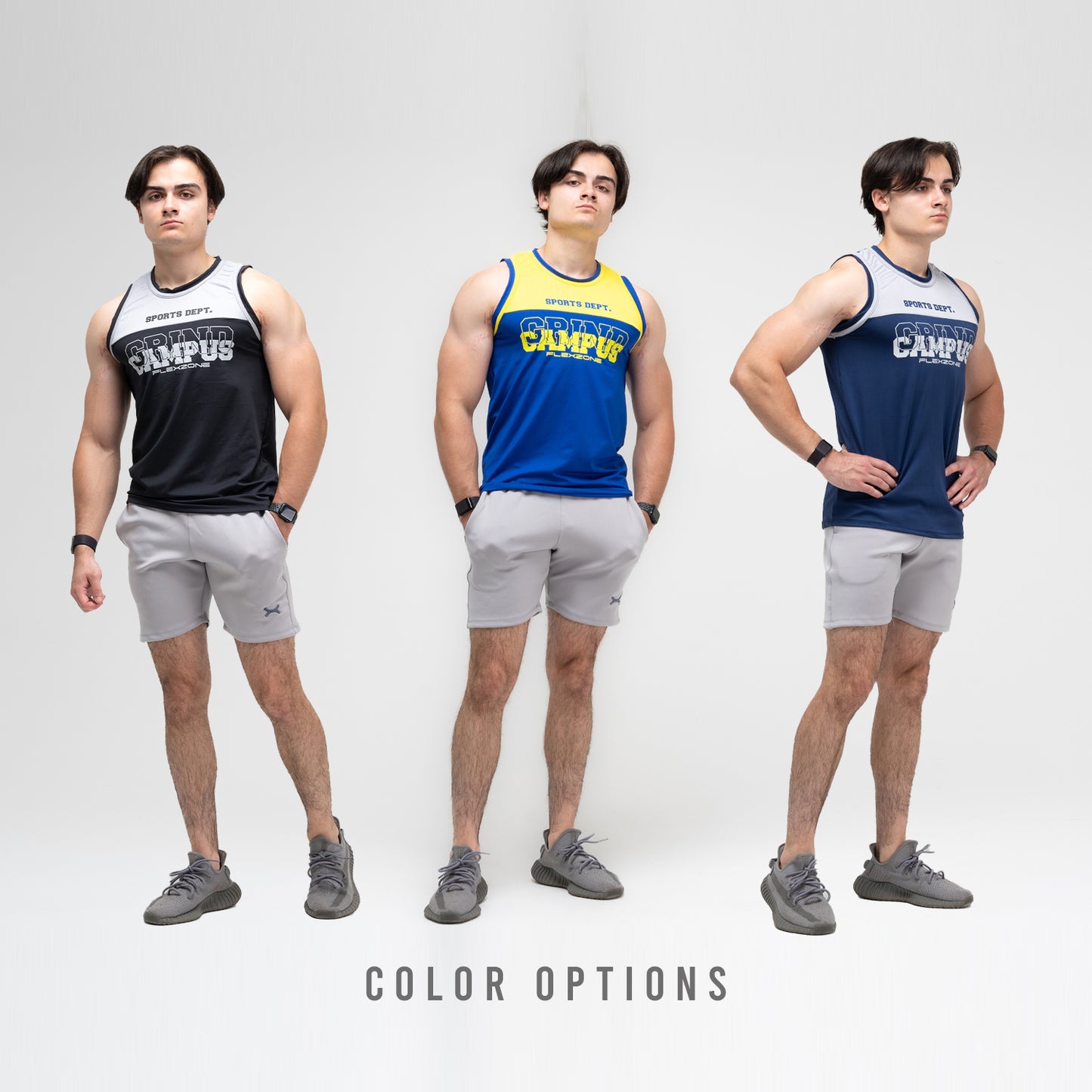 Flexzone Muscle Tanks for Running and Gym FSS-057