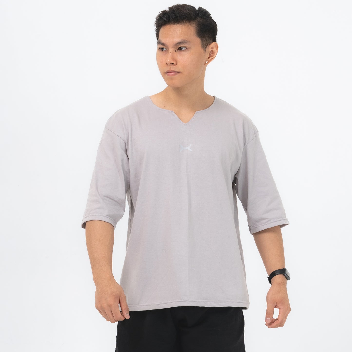 Oversize Tee V Neck FTS-069