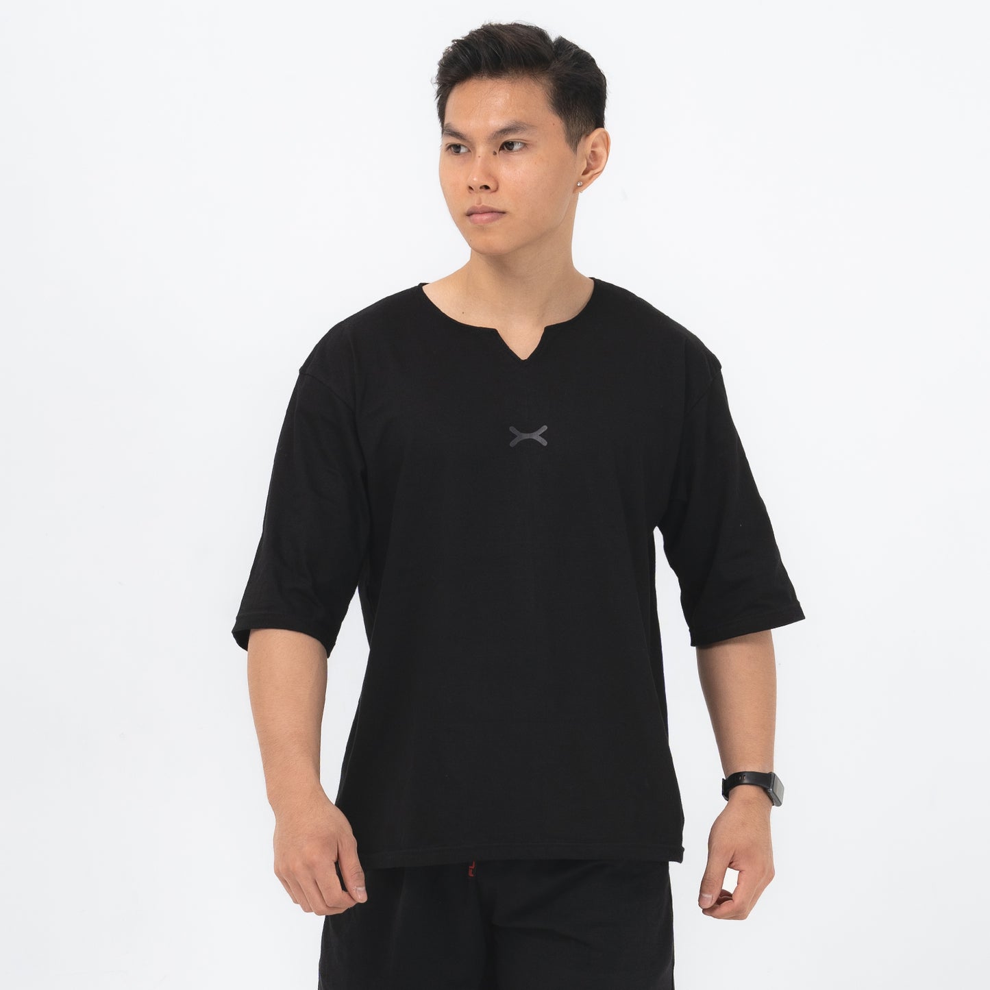 Oversize Tee V Neck FTS-069