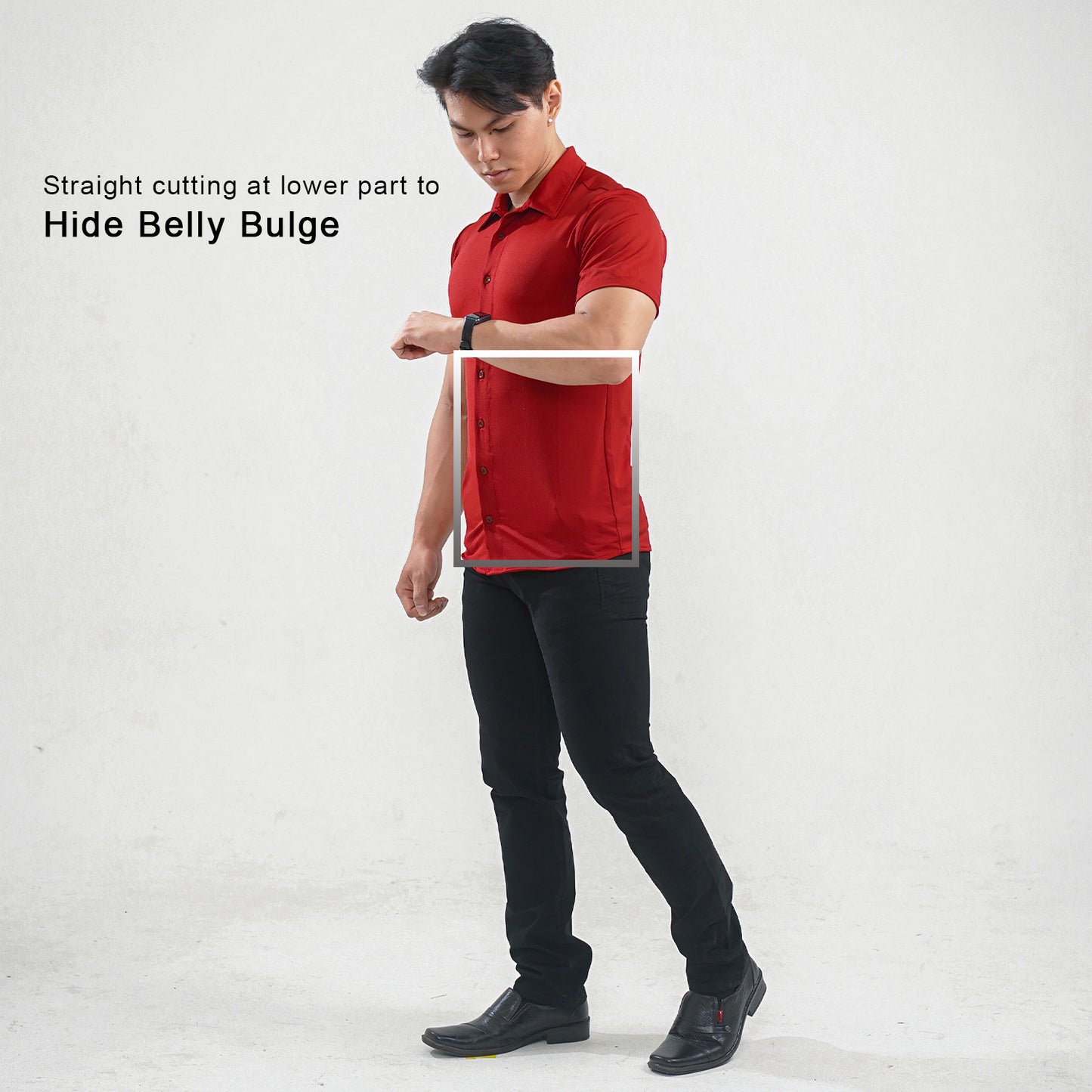 Short Sleeves Shirts Fit Style ITK-007