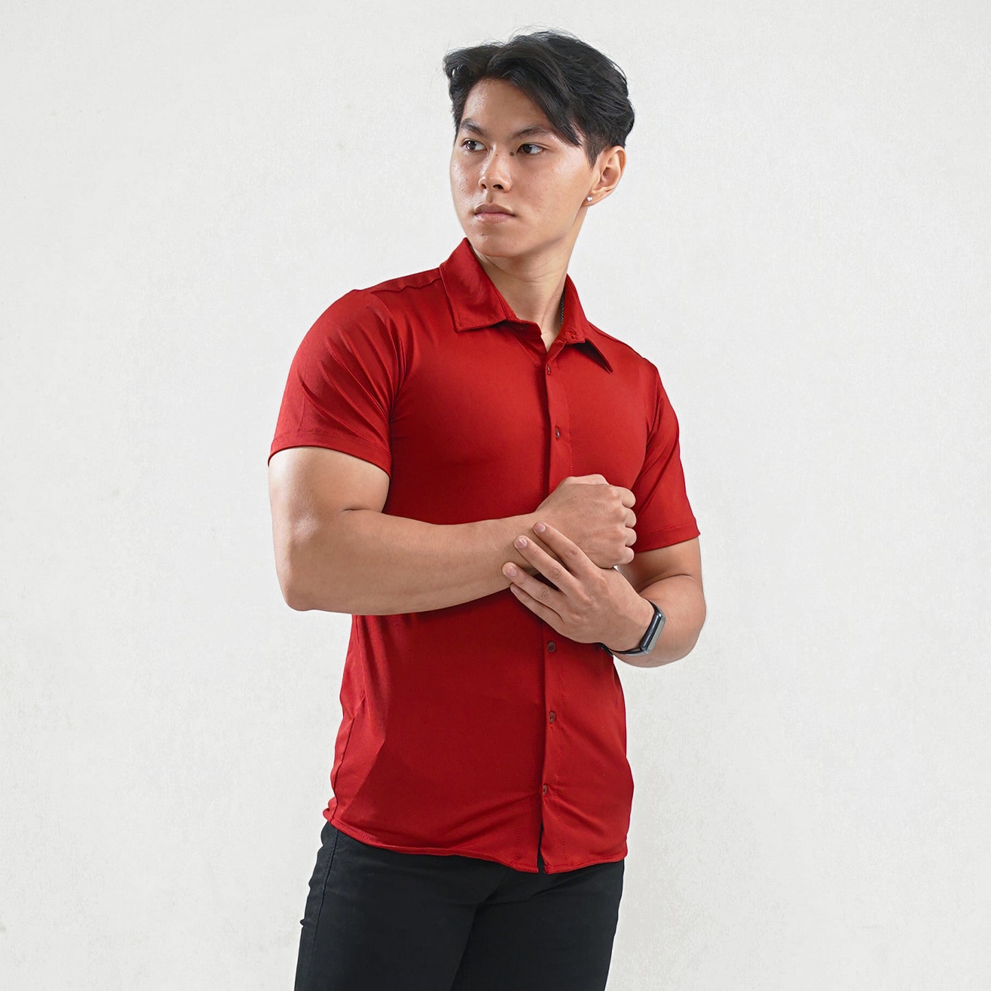Short Sleeves Shirts Fit Style ITK-007